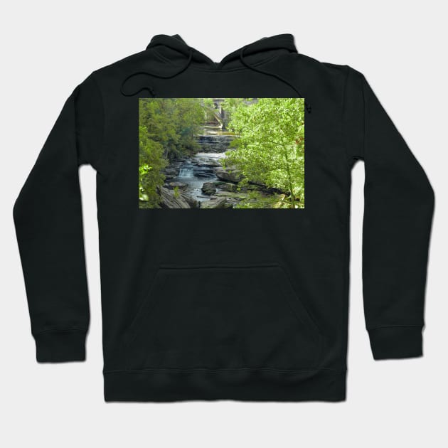 Berea falls, Berea Ohio Hoodie by Carlosr1946